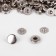 Installation button, alpha (S-shaped), d = 10 mm, nickel color