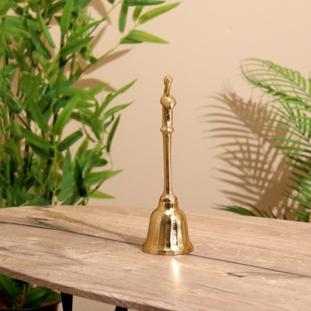 Flamingo bell of aluminum 7x7x25 cm-2