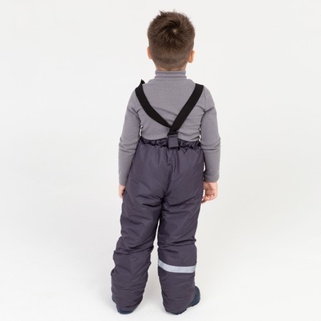 Pants are children insulated, graphite color, height 98 cm-4