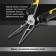 Long -knitted reinforced tundra pro, CRV, two -component handles, 190 mm