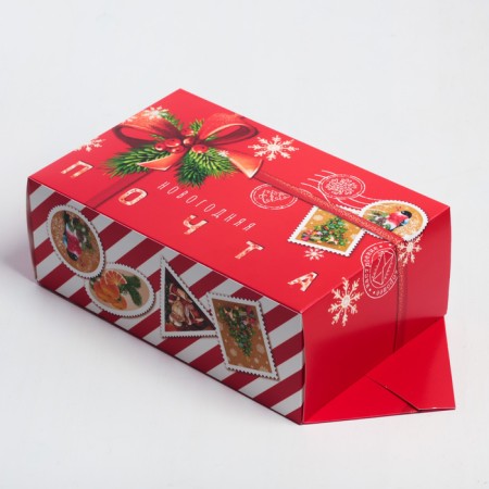 The prefabricated finfet box "New Year's Post", 14 x 22 x 8 cm, New Year-1