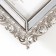 Photo frame Polystone 10x15 cm "Elliot" silver with mirror inserts 22x17 cm