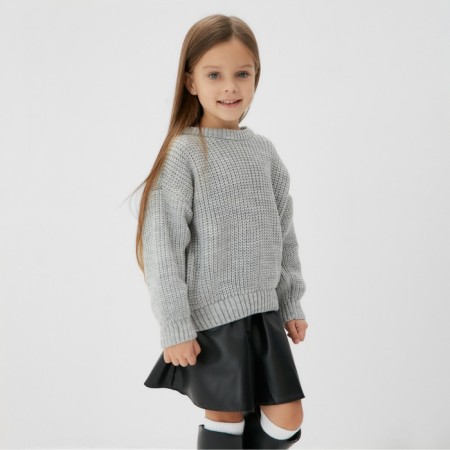 Jumper Children's KAFTAN, R.36 (134-140 cm) Light gray-2