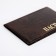Passport cover, brown color