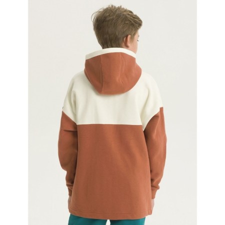 Sweatshirt for boys, height 116 cm, ocher color-3