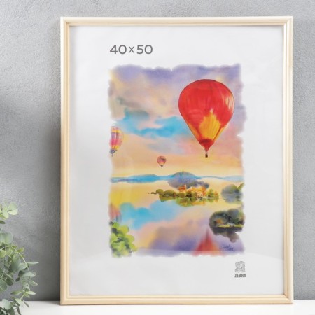 Photo frame 40x50 cm (1700) wood (plastic screen)-1