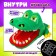 A board game to dexterity and reaction "faster than a crocodile", from 2 players, 4+