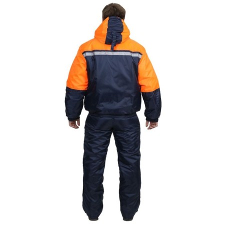Costume insulated No. 634, p. 56-58, height 182-188 cm, orange color-2