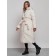 Coat insulated winter female, size 42, light-beige color