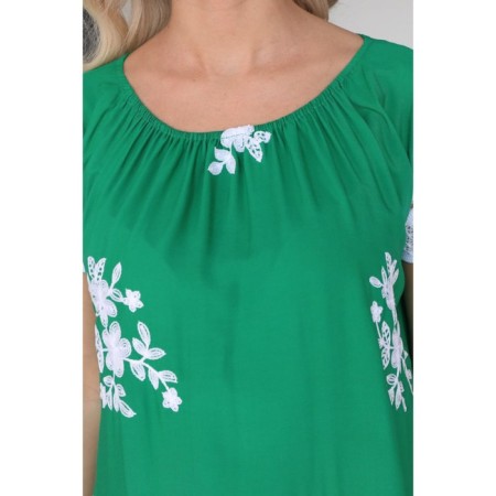 Women's dress, size 46, green color-10