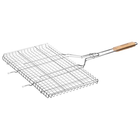 Ground Grill Universal Maclay, 26x45 cm, chrome steel, for barbecue-7