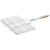 Ground Grill Universal Maclay, 26x45 cm, chrome steel, for barbecue