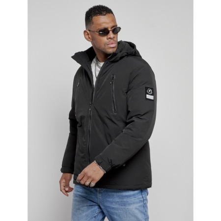 Sports male winter, size 56, black color-7