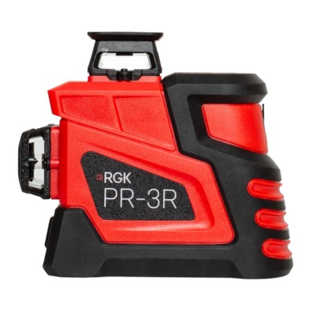 Laser level RGK PR-3R, 20 m, 360 °, 3 rays, 515 HM, 1/4 ", 5/8"-1