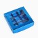 Box for sweets "Blue stars", 14.7 x 14.7 x 3.5 cm