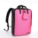 A backpack - a bag, Erich Krause, a wallet from textiles, artificial leather, pink color