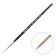 Brush of columns Round, RUBLOFF series 1015 No. 1, short handle, black matte/white clip
