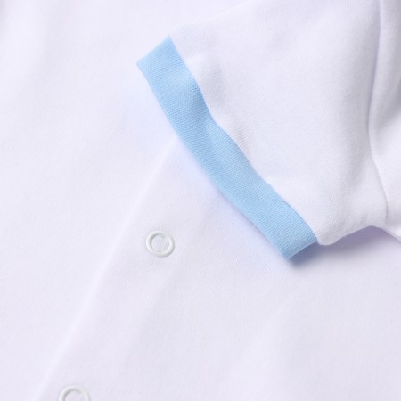 Body children's color white-blue (62 (1-3 months)-2
