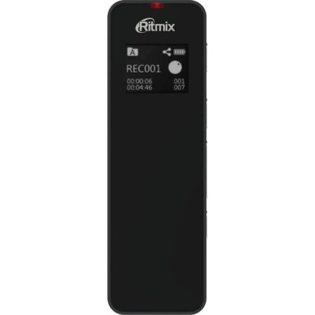RITMIX RR-880, 16GB, APE, MP3, WMA, FLAC, WAV, Jack 3.5, 400 MACH, Micro USB, Black