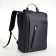 City backpack on a zipper, 2 pockets, with USB, blue color