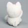 Soft toy "cat", 20 cm, white color