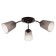 Causte "Online" (cylinder) 3x15W E27 Model: BR 00215 Wenge/Black