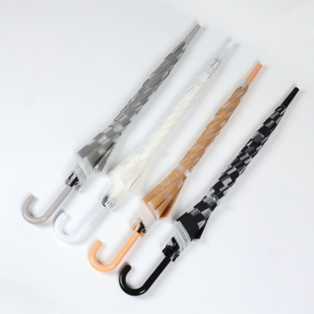 Umbrella - a semiautomatic “cage” cane, 8 knitting needles, r = 47 cm, color mix-3