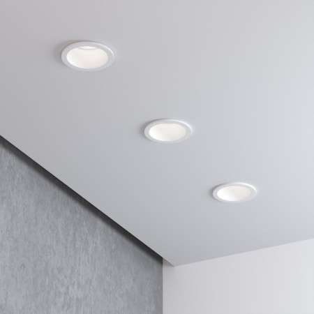 Builtrous lamp Elektrostandard, Moll, 68x68x52 mm, GU10, white color-1