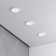 Builtrous lamp Elektrostandard, Moll, 68x68x52 mm, GU10, white color