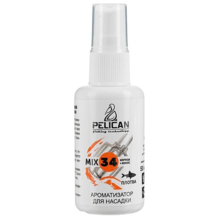 Pelican Mix 34, roach, cinnamon + coconut, 50 ml