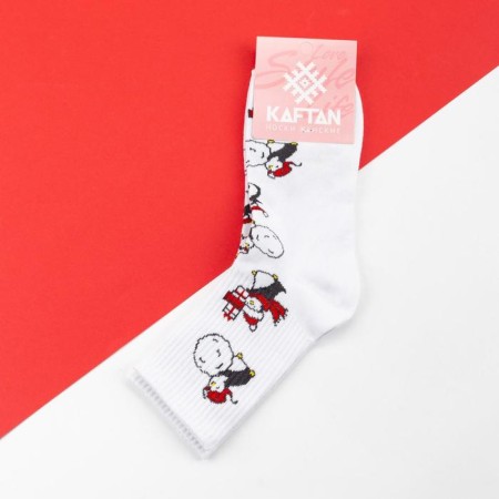 Women's socks New Year KAFTAN "Snowmen" p. 36-40 (23-25 ​​cm)-2