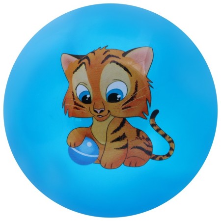 Children's ball zabiaka "tiger", d = 22 cm, 60 g, color mix-6