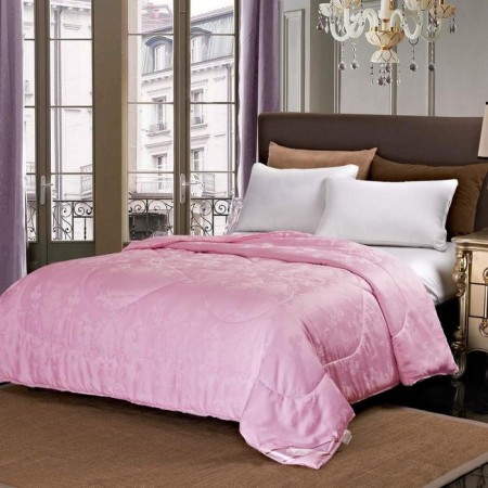Aelita blanket, size 155x210 cm, pink color