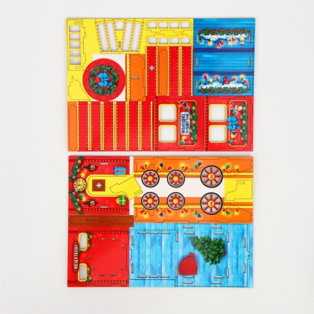 Designer "New Year's steam locomotive"-2