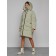 Coat insulated winter female, size 50, color light green