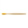 Middle bamboo toothbrush in the box, yellow
