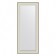 EvoFORM mirror in a baguette frame, with fatset, 78 mm, 64x154 cm, color white skin with chromium