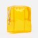 Lightning cosmetic bag, yellow color