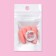 Falbled nails, 24 pcs, ballerina shape, matte beige color
