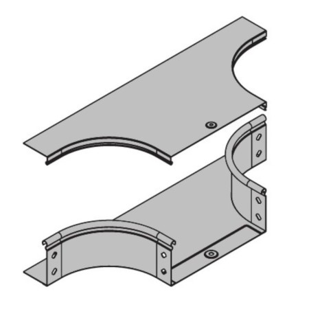 DKC 38363 cover, horizontal DL, base 100 mm