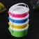 Set of containers Plastos "Tuprenza", 4 pcs: 3 pcs - 600 ml, 1 pc - 1 l, color mix