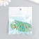 Decor for creativity plastic "Lace Flower" Green 3.2x3.3 cm