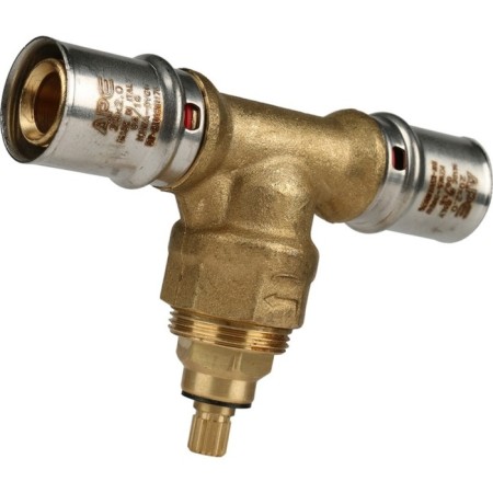 Stout SFP-0014-002020, d = 20 mm, for metal-plastic pipes, chromium handle-1