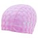 ATEMI PU 130 swimming cap, fabric with polyurethane coating, pink 3D color