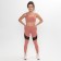 Female sports leggings, pink/black color, size 46 (m)