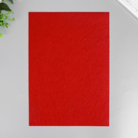 Soft felt 1 mm "burgundy" set of 10 sheets format A4-1