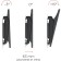 Holder LCDS-5010 Black Metallic Closhel 20 "-40" Max.45kg wall-up iblia 102951
