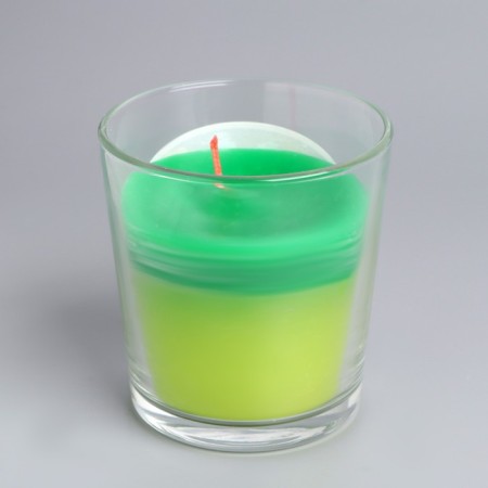 Candle in a glass aromatic "Lemongrass"-2