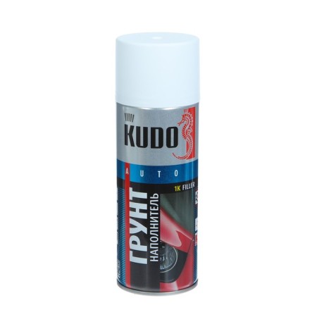 Prigu-filler 1K Kudo white, acrylic, aerosol, 520 ml