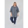 Women's tunic, size 64, dark blue color